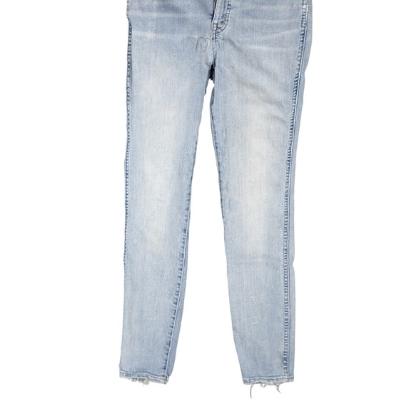 Madewell Light Blue Denim High Rise Skinny Jeans Women's Size 4 - Picture 4 of 10